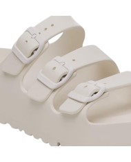 Sandalo Donna Birkenstock Unisex Florida III Eva Pap Flex PLatform Eggshel White