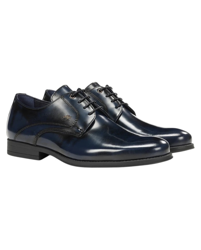 Stringata Uomo Fluchos Arthur F1931 Leather Florentick Marino Blui