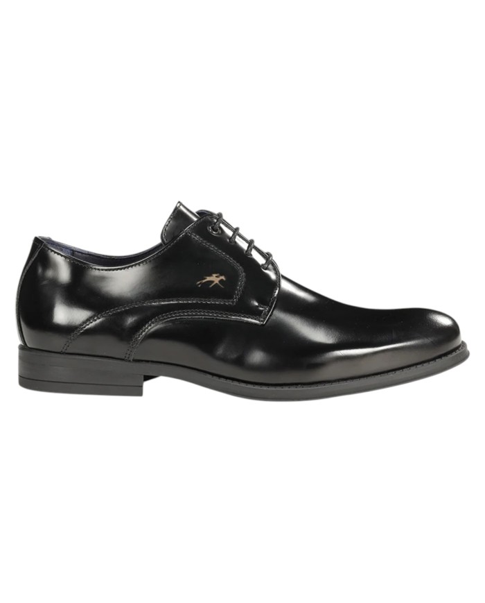 Stringata Uomo Fluchos Arthur F1931 Leather Florentick Negro Nero
