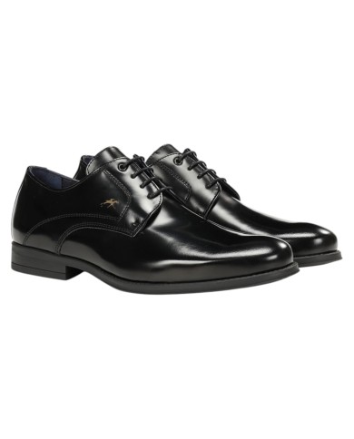 Stringata Uomo Fluchos Arthur F1931 Leather Florentick Negro Nero