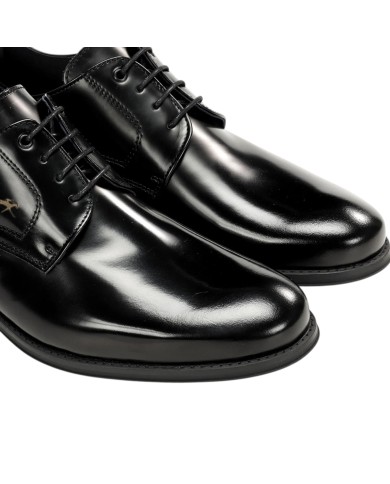 Stringata Uomo Fluchos Arthur F1931 Leather Florentick Negro Nero