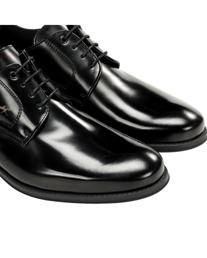Stringata Uomo Fluchos Arthur F1931 Leather Florentick Negro Nero