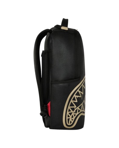 Zaino Sprayground Uomo That Gold Drip Dlxsv Backpack Leather Black Gold