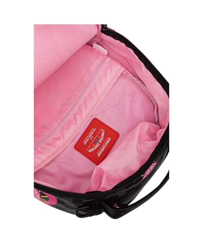 Zaino Sprayground Donna Unisex Pink Panther Drippy Diamond Leather Black Pink