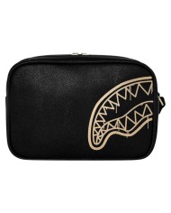 Pochette Sprayground Uomo That Gold Drip Leather Black Gold