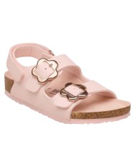 Sandalo Bambina Birkenstock Bimbo Milano Flower Buckle Kids Birko-Flor Light Rose Tonal