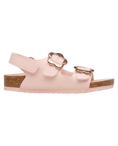 Sandalo Bambina Birkenstock Bimbo Milano Flower Buckle Kids Birko-Flor Light Rose Tonal