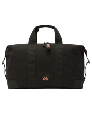 Borsone Sun68 Uomo Borsa da Viaggio Everyday Nylon Nero