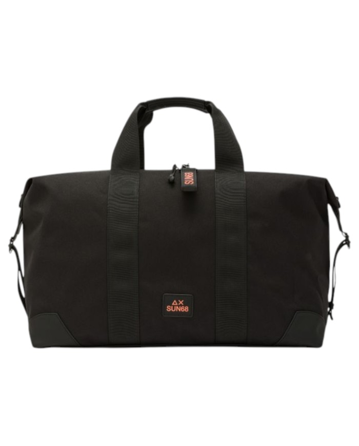 Borsone Sun68 Uomo Borsa da Viaggio Everyday Nylon Nero
