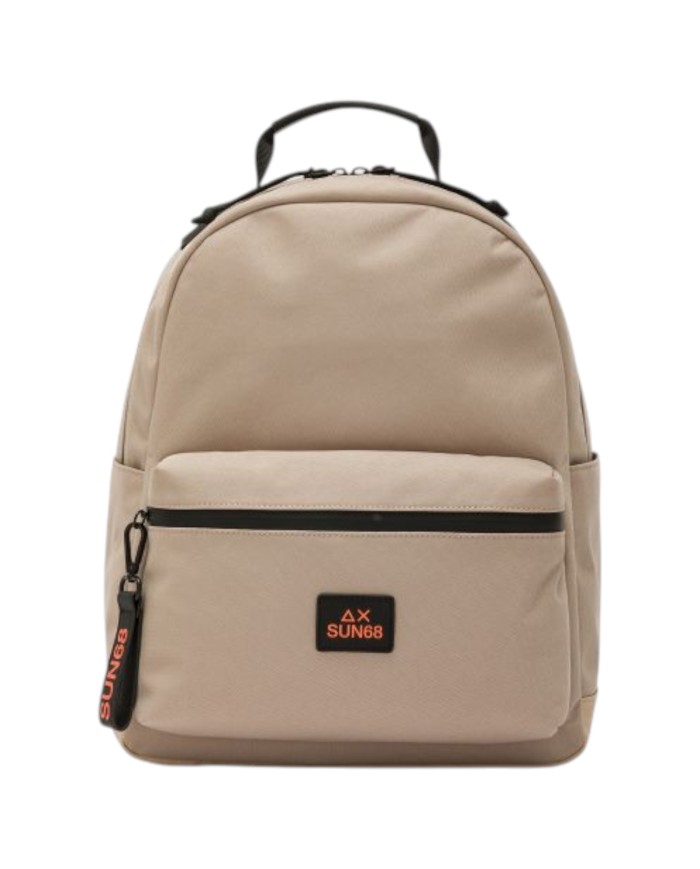 Zaino Sun68 Uomo Everyday Backpack Nylon Sabbia Beige