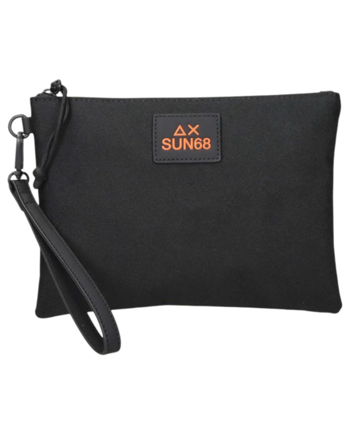 Pochette Sun68 Uomo Everyday Pouch Nylon Black