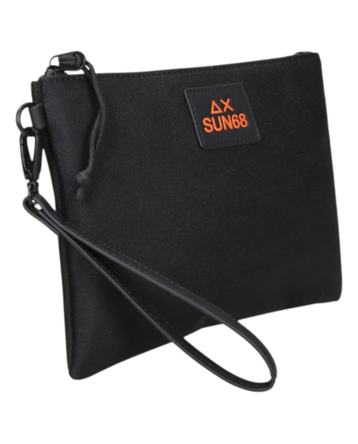 Pochette Sun68 Uomo Everyday Pouch Nylon Black