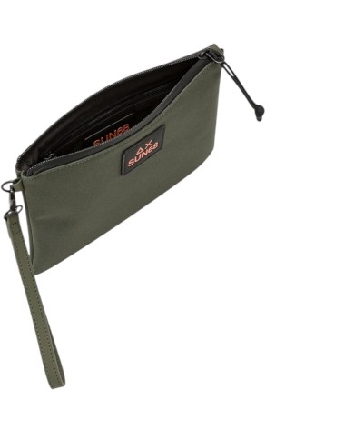 Pochette Sun68 Uomo Everyday Pouch Nylon Verde Militare Scuro