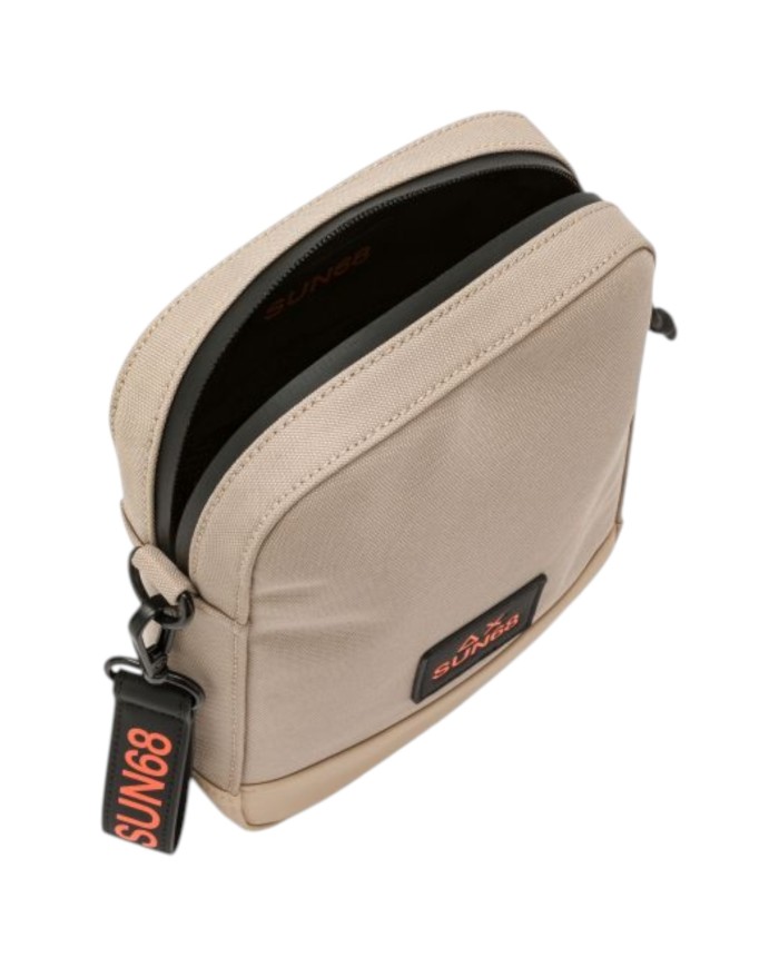 Borsello Sun68 Uomo Small Bag Everyday Nylon Sabbia Beige