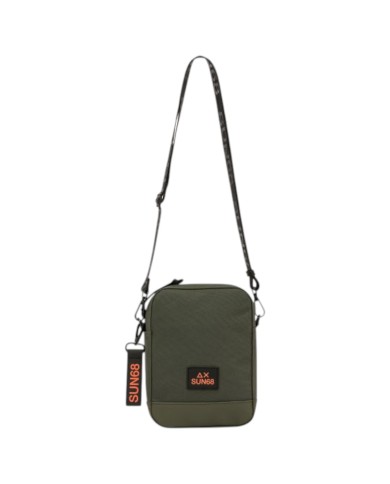 Borsello Sun68 Uomo Small Bag Everyday Nylon Verde Militare Scuro