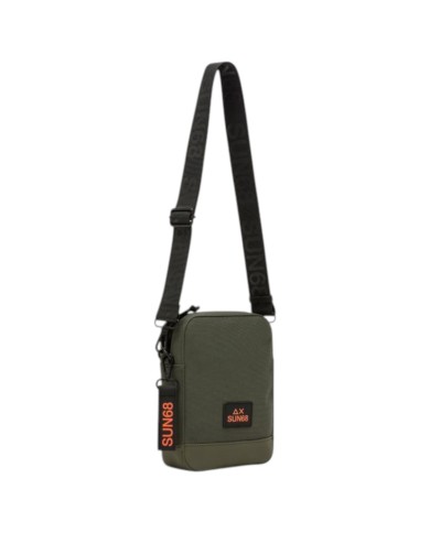 Borsello Sun68 Uomo Small Bag Everyday Nylon Verde Militare Scuro