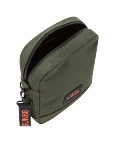 Borsello Sun68 Uomo Small Bag Everyday Nylon Verde Militare Scuro