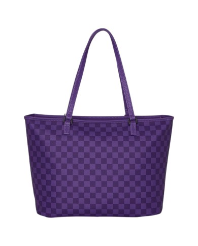 Shopper Sprayground Donna Purple Shark In Paris Leather Purple