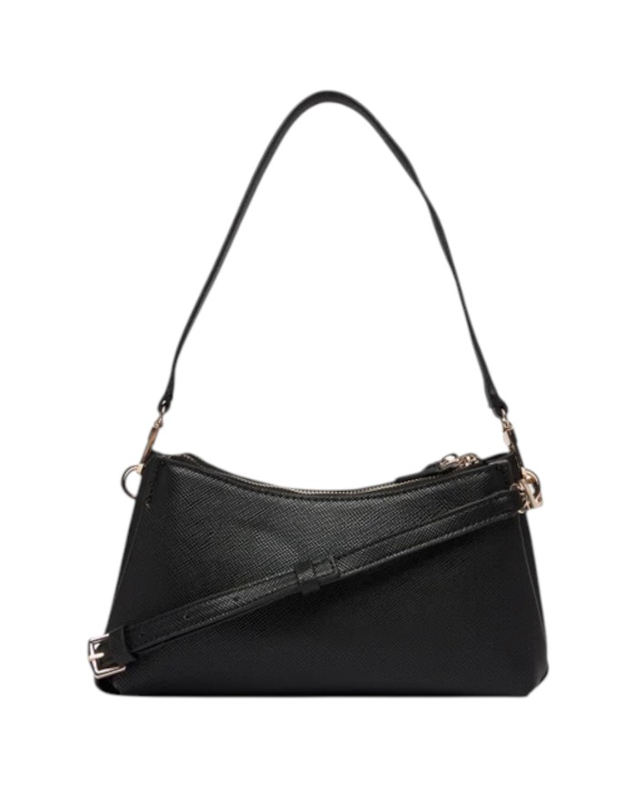 Tracolla Donna Guess Noelle II Mini Saffiano Leather Black