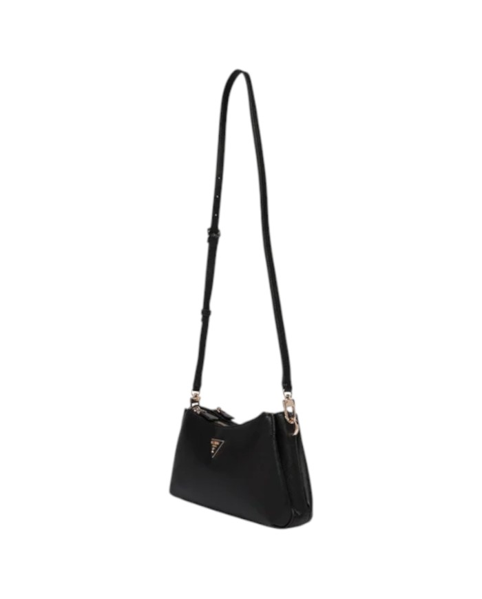 Tracolla Donna Guess Noelle II Mini Saffiano Leather Black