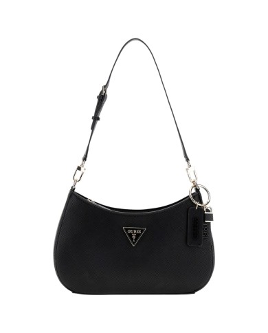 Borsa A Spalla Donna Guess Noelle II Saffiano Leather Black