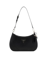 Borsa A Spalla Donna Guess Noelle II Saffiano Leather Black