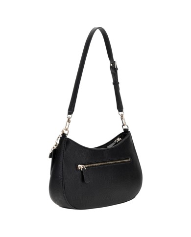 Borsa A Spalla Donna Guess Noelle II Saffiano Leather Black