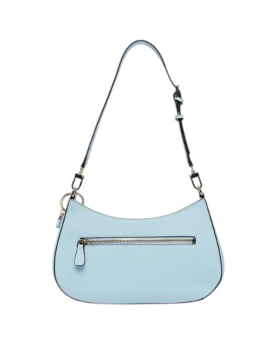 Tracolla Donna Guess Noelle II Saffiano Leather Grey Blue