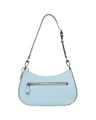 Tracolla Donna Guess Noelle II Saffiano Leather Grey Blue