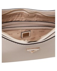 Tracolla Donna Guess Noelle II Saffiano Leather Bone White