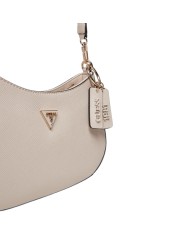 Tracolla Donna Guess Noelle II Saffiano Leather Bone White