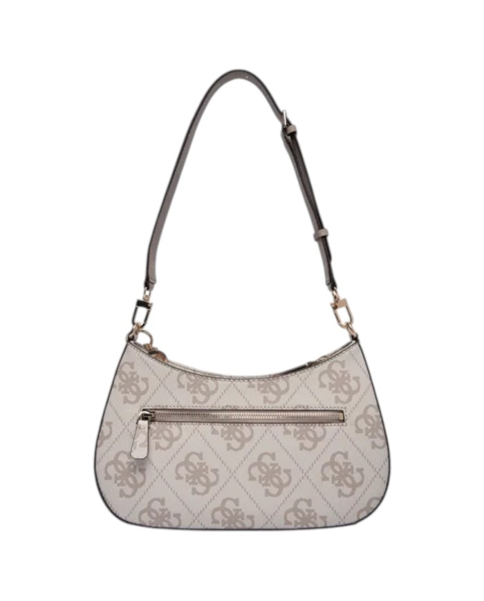 Tracolla Donna Guess Noelle II 4G Maxi Logo Leather Dark Taupe