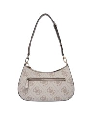 Tracolla Donna Guess Noelle II 4G Maxi Logo Leather Dark Taupe