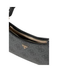 Tracolla Donna Guess Noelle II 4G Maxi Logo Leather Coal