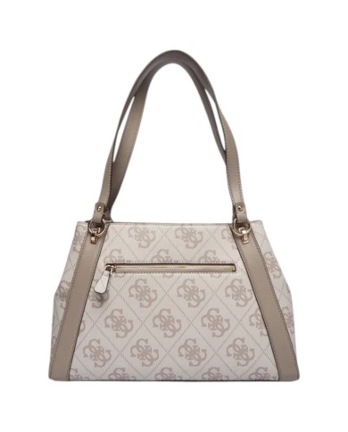 Shopper Guess Donna Karnilla 4G Maxi Logo Leather Dark Taupe