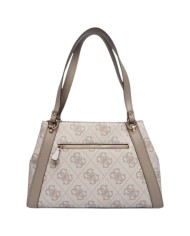 Shopper Guess Donna Karnilla 4G Maxi Logo Leather Dark Taupe