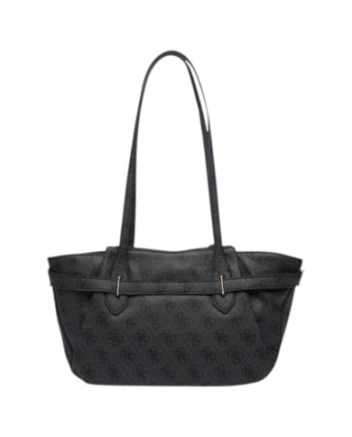 Shopper Guess Donna Yesba 4G Logo Leather Coal Black