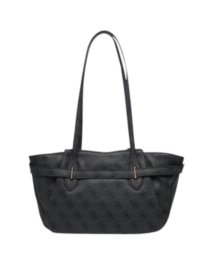 Shopper Guess Donna Yesba 4G Logo Leather Coal Black