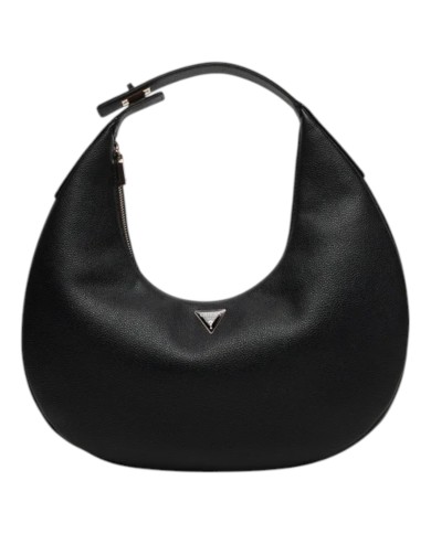 Borsa Guess Donna Hobo Evie Leather Black