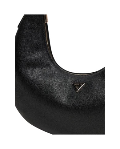 Borsa Guess Donna Hobo Evie Leather Black