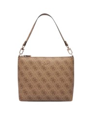 Borsa Guess Donna Meridian II 4G Logo Secchiello Leather Latte Beige