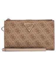 Portafoglio Donna Guess Laurel II Slg 4G Logo Leather Latte Beige