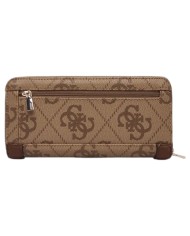 Portafoglio Donna Guess Karnilla Slg 4G Logo Leather Latte Beige