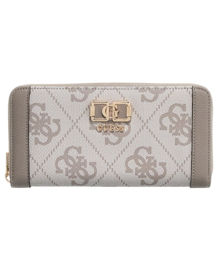 Portafoglio Donna Guess Karnilla Slg 4G Logo Leather Taupe