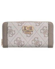 Portafoglio Donna Guess Karnilla Slg 4G Logo Leather Taupe