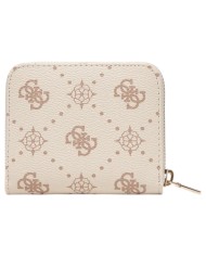 Portafoglio Donna Guess Carrie Slg 4G Logo Leather Vanilla Cream
