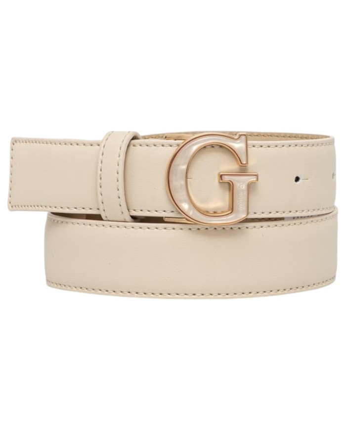 Cintura Donna Guess Emelie G Logo Leather Stone