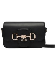 Tracolla Donna Guess Janie Leather Black