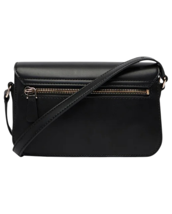 Tracolla Donna Guess Janie Leather Black