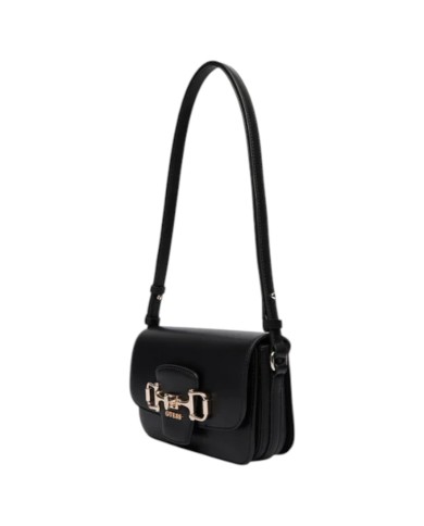 Tracolla Donna Guess Janie Leather Black